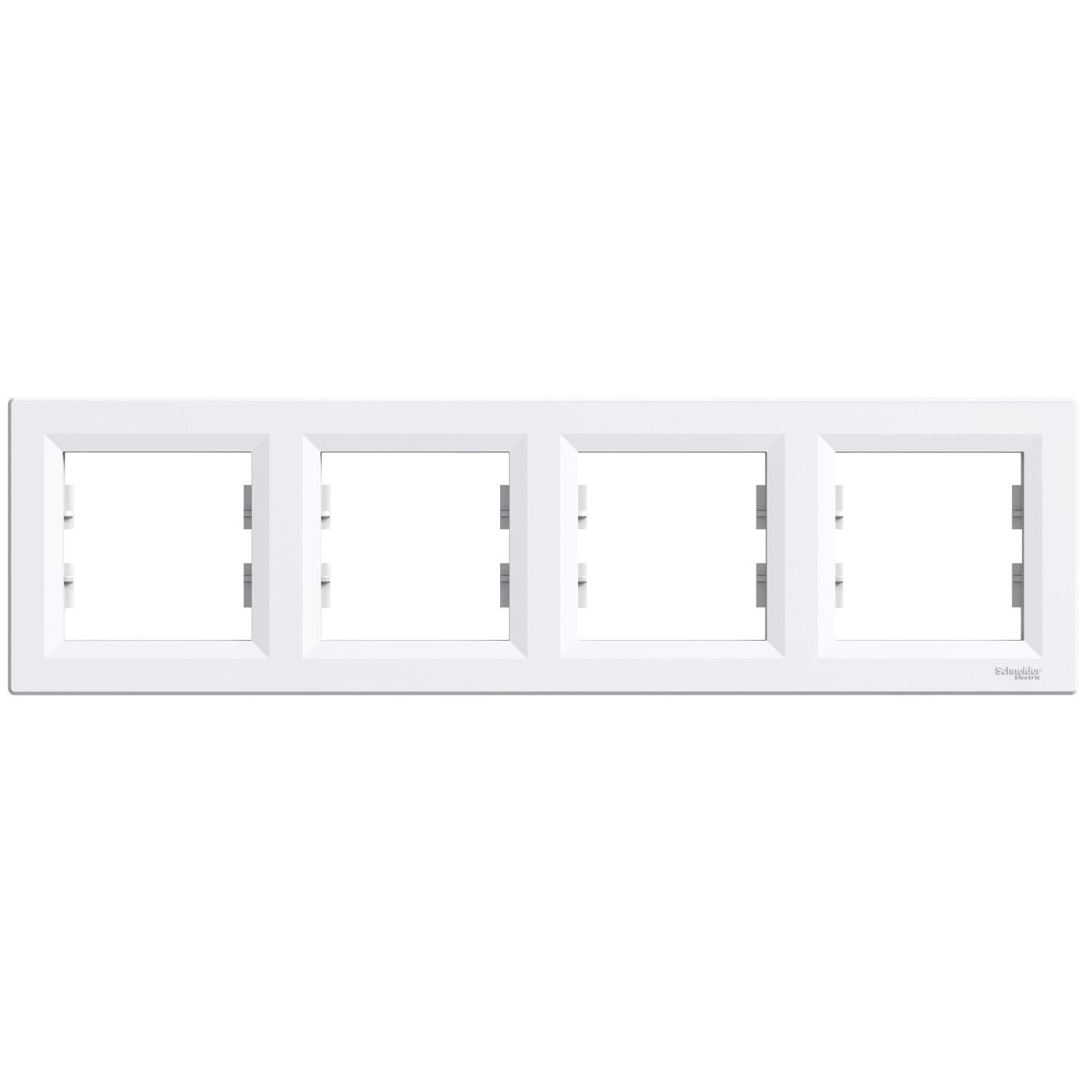 Schneider Electric EPH5800421 Asfora Beyaz 4'Lü Yatay Çerçeve