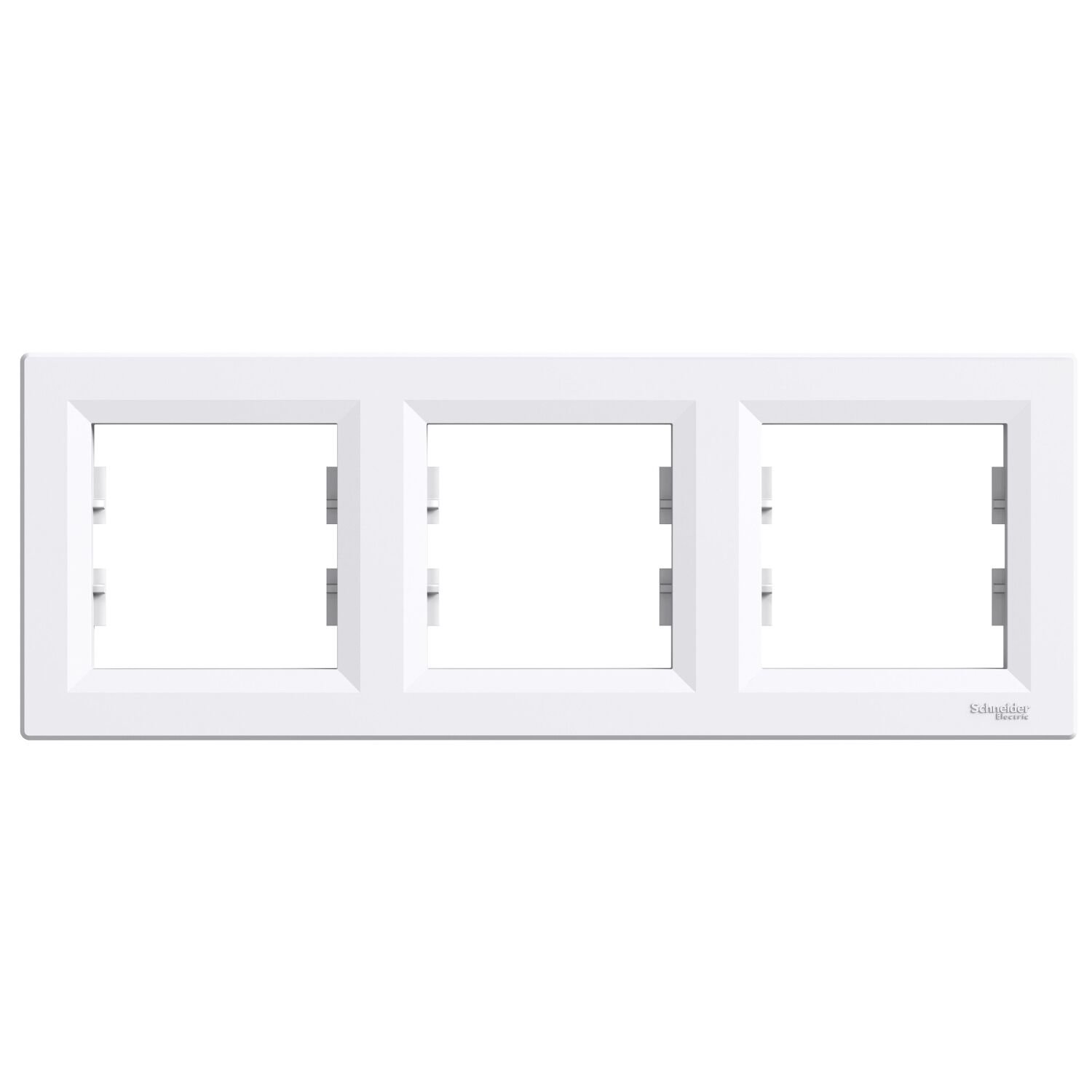 Schneider Electric EPH5800321 Asfora Beyaz 3'Lü Yatay Çerçeve