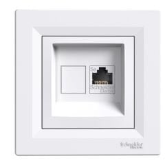 Schneider Electric EPH4370521 Asfora 1xRj45 Konnektörsüz Data Prizi Çerçevesiz