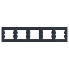 Schneider Electric EPH5800571 Asfora Plus Antrasit 5'Li Yatay Çerçeve