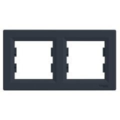 Schneider Electric EPH5800271 Asfora Plus Antrasit 2'Li Yatay Çerçeve