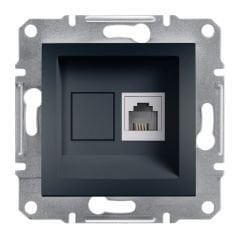 Schneider Electric EPH4100171 Asfora Antrasit 1xRj11 Telefon Prizi