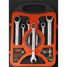 Freed 7 Parça Cırcır Anahtar Seti Cırcır Set 8 19 Mm